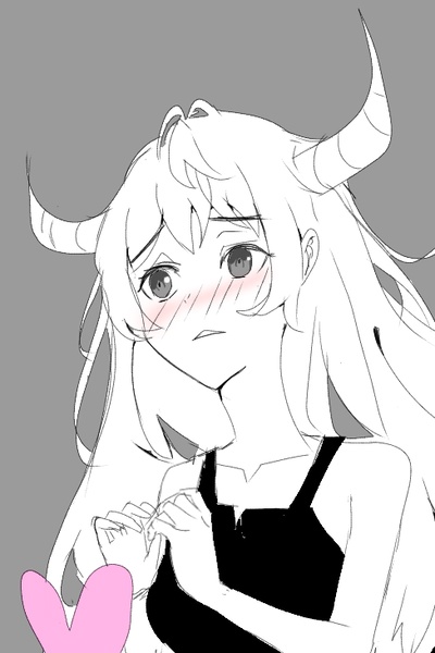 Don't hide your cute face demon lord