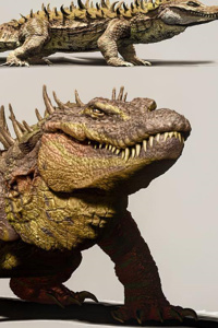 A Crocodilia's evolution